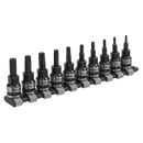 Sealey AK6207B 10pc 3/8"Sq Drive TRX-Star* Socket Bit Set