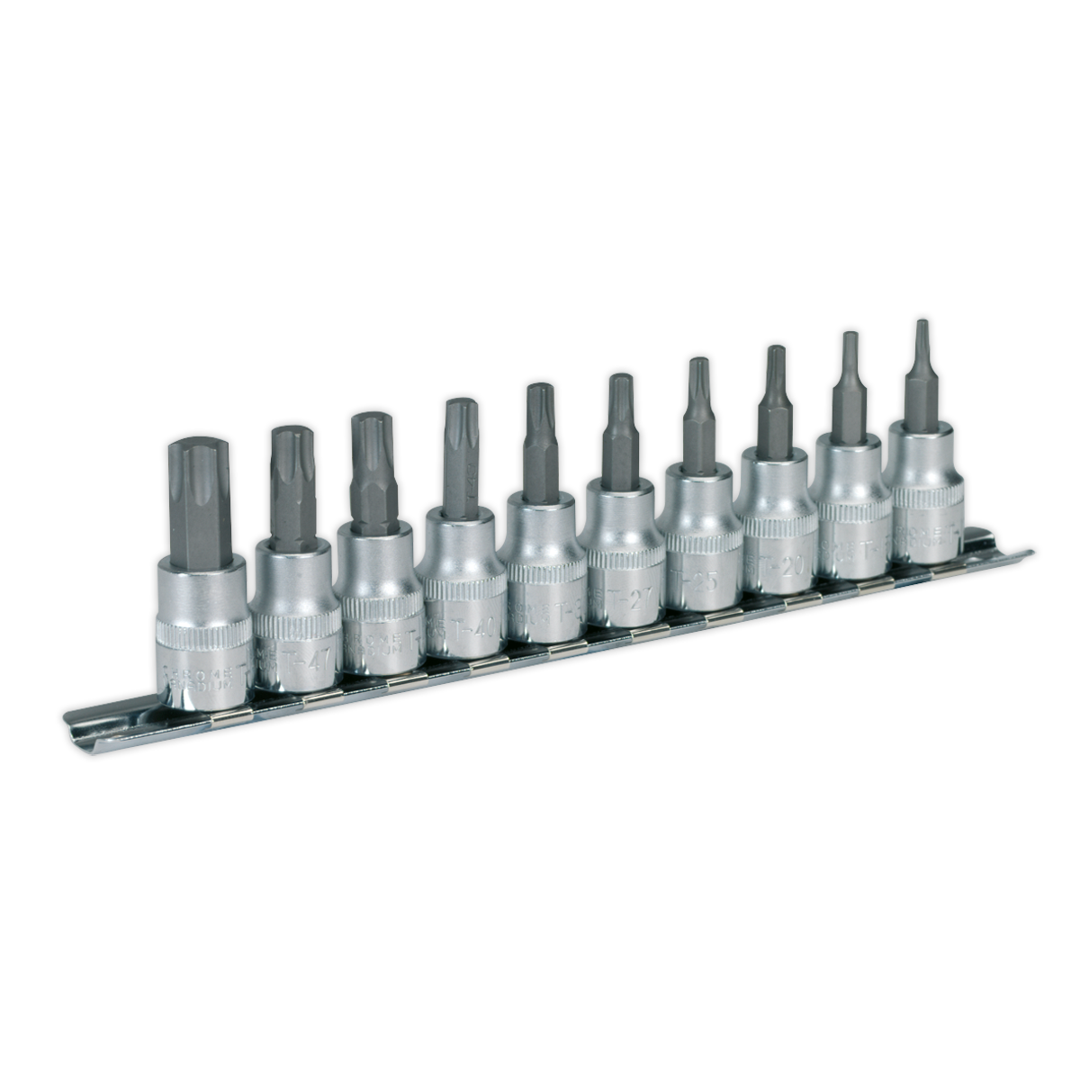 Sealey AK6207 10pc 3/8"Sq Drive TRX-Star* Socket Bit Set