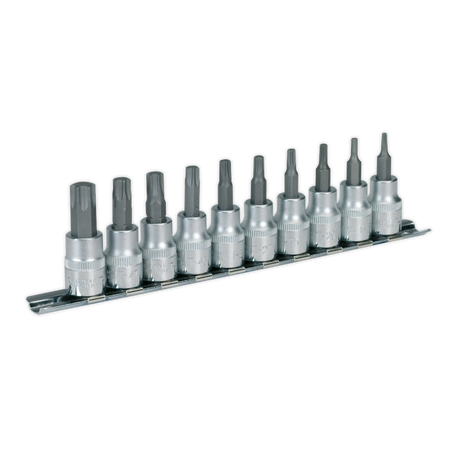Sealey AK6207 10pc 3/8"Sq Drive TRX-Star* Socket Bit Set