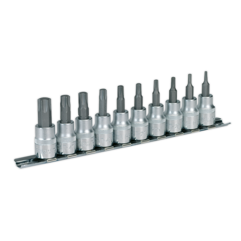 Sealey AK6207 10pc 3/8"Sq Drive TRX-Star* Socket Bit Set