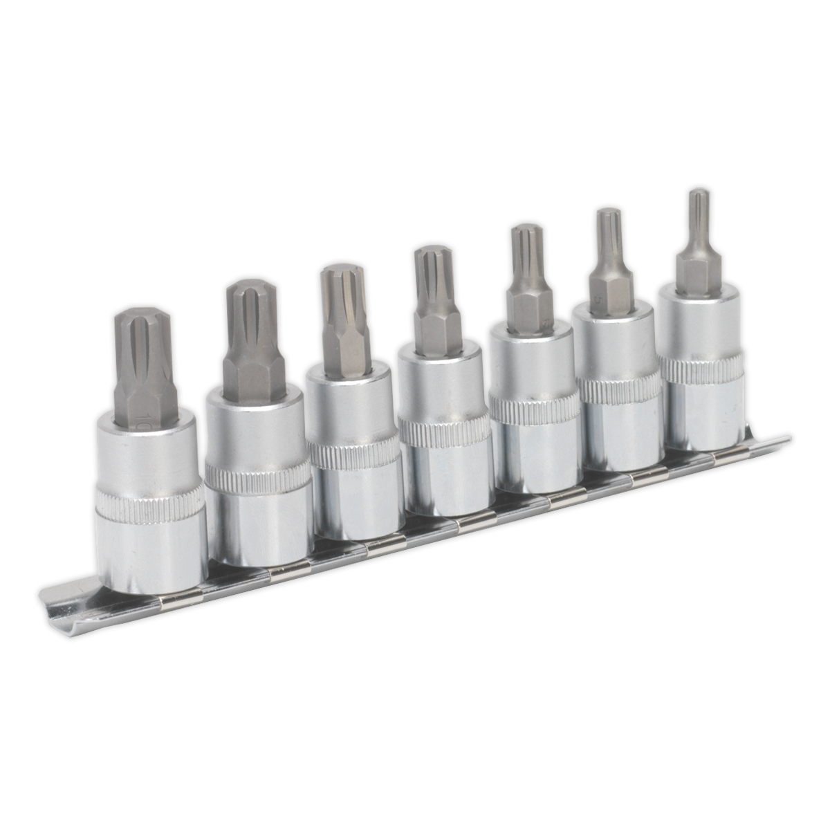 Sealey AK6232 7pc 3/8"Sq Drive Ribe Socket Bit Set