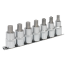 Sealey AK6234 7pc 1/2"Sq Drive Ribe Socket Bit Set