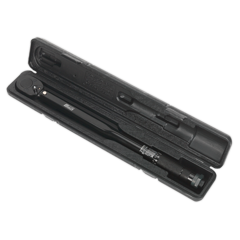 Sealey AK624B 1/2"Sq Drive Calibrated Micrometer Torque Wrench - Black Series