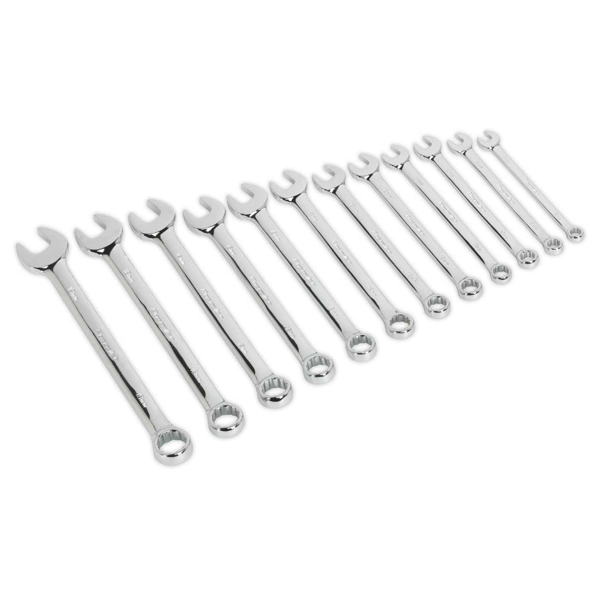 Sealey AK63012 12pc Combination Spanner Set