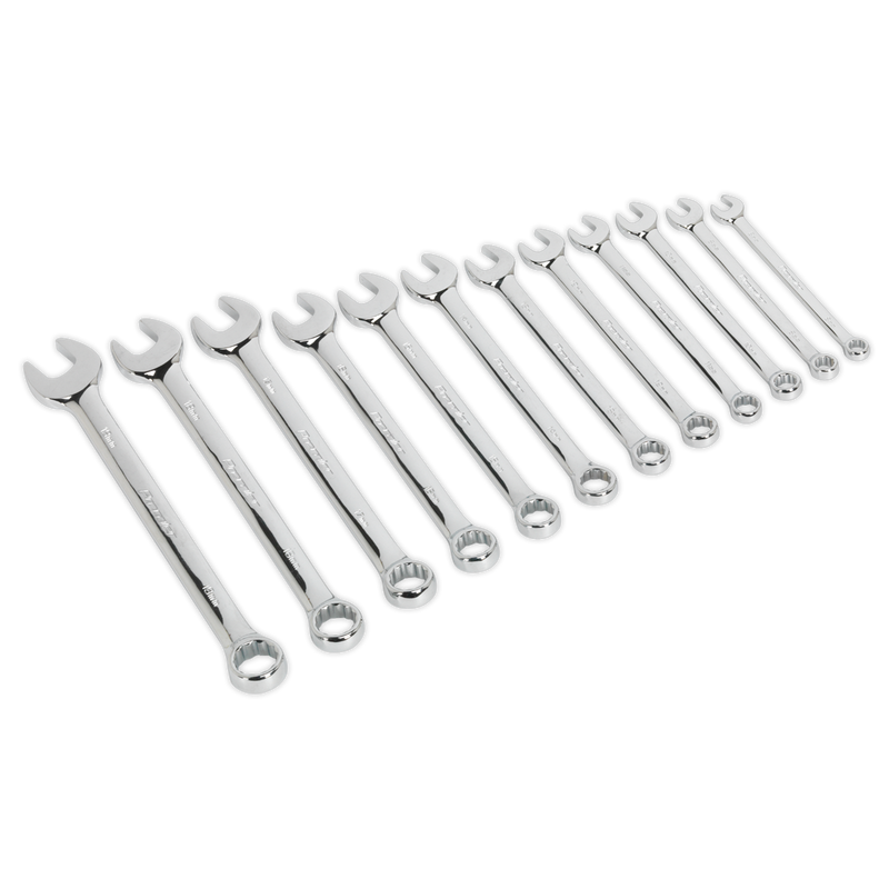 Sealey AK63012 12pc Combination Spanner Set