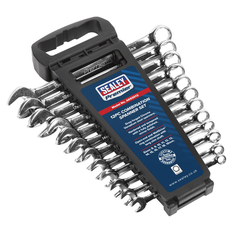 Sealey AK63012 12pc Combination Spanner Set