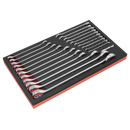 Sealey AK63021 Combination Spanner Set 21pc