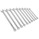 Sealey AK6310 10pc Extra-Long Combination Spanner Set