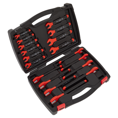 Sealey AK63172 18pc Insulated Open-End Spanner Set - VDE Approved