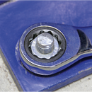 Sealey AK6319 7pc Extra-Long Double Ring Ratchet/Fixed Spanner Set