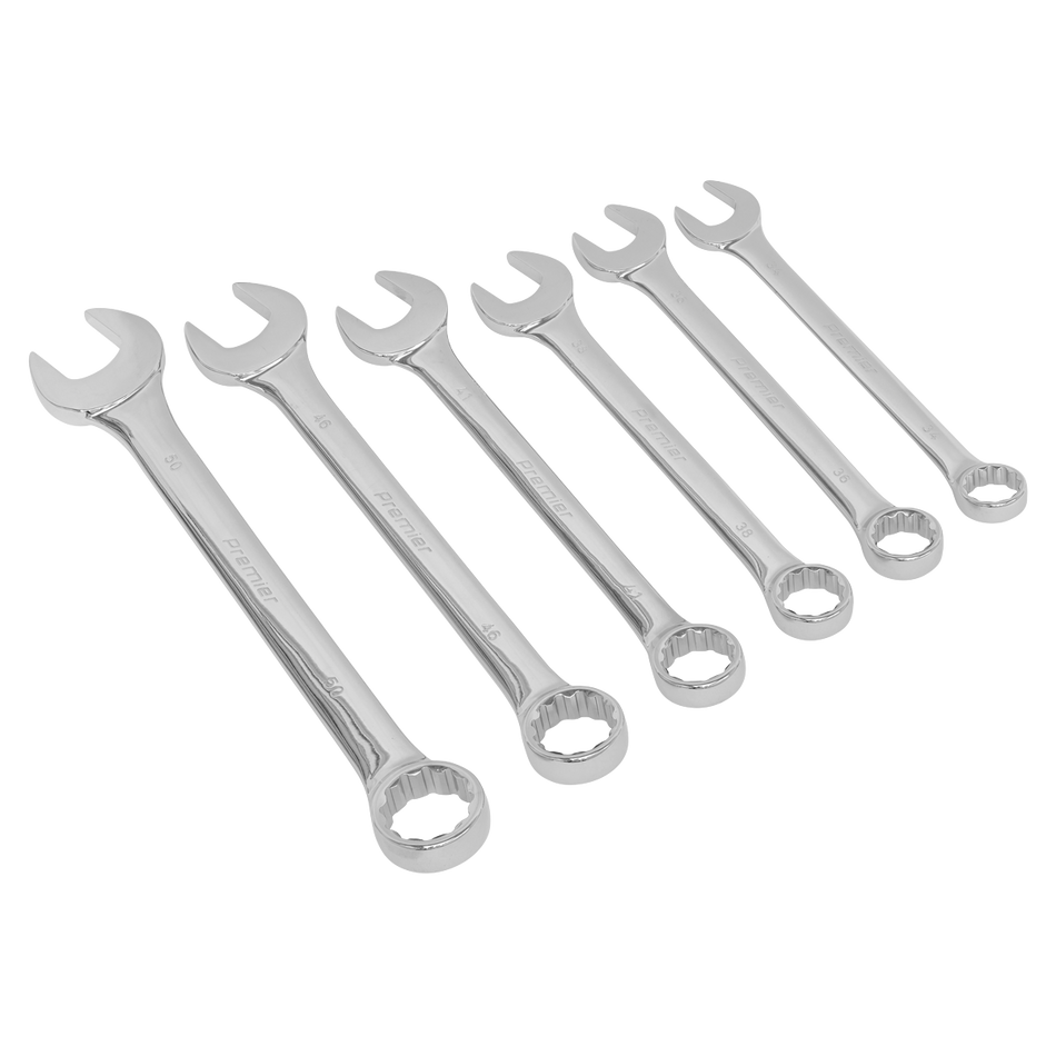 Sealey AK6324 6pc Super Jumbo Combination Spanner Set