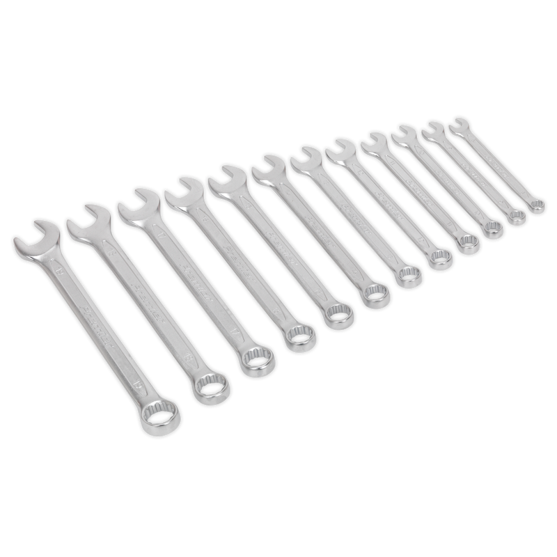 Sealey AK6325 12pc Combination Spanner Set