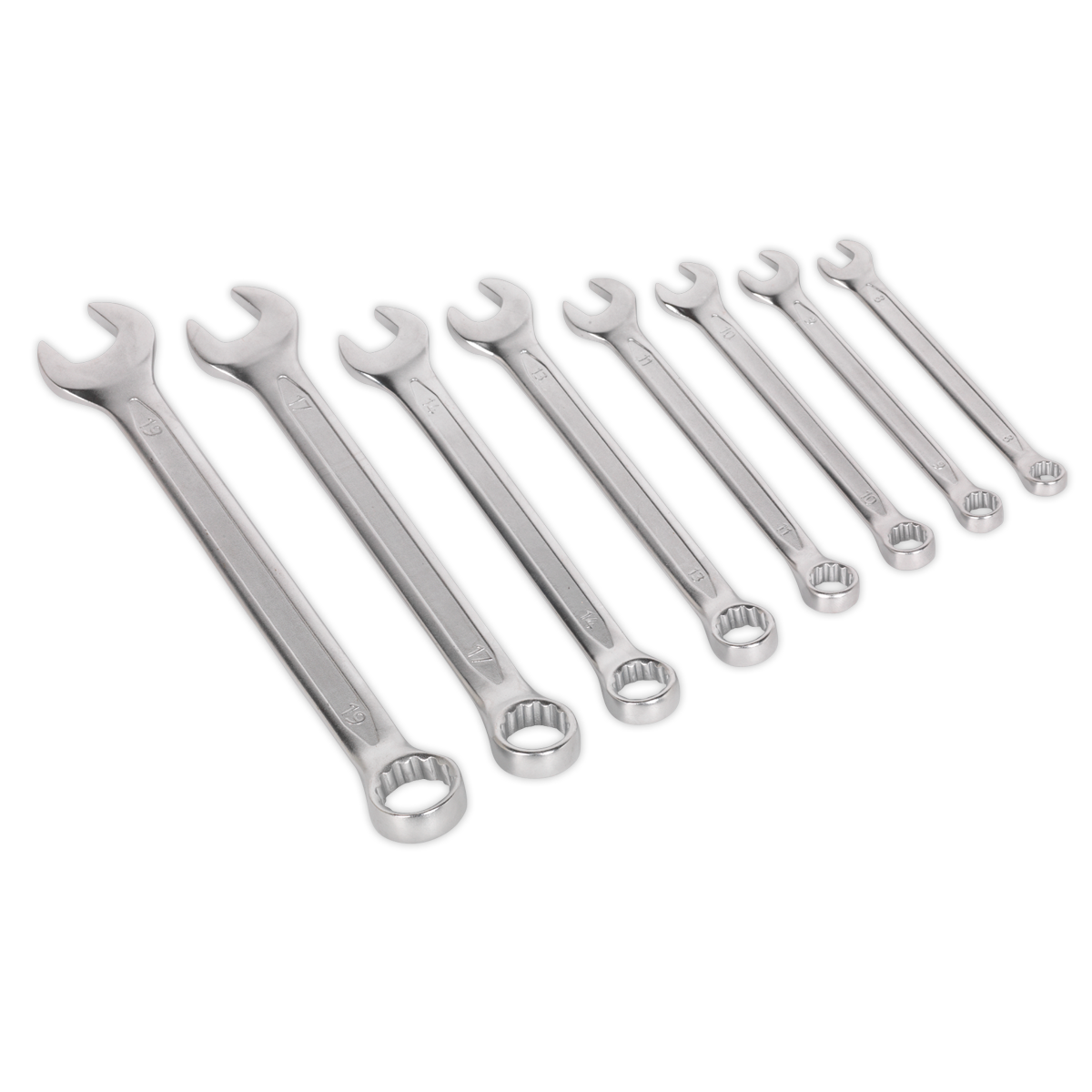 Sealey AK63252 8pc Combination Spanner Set