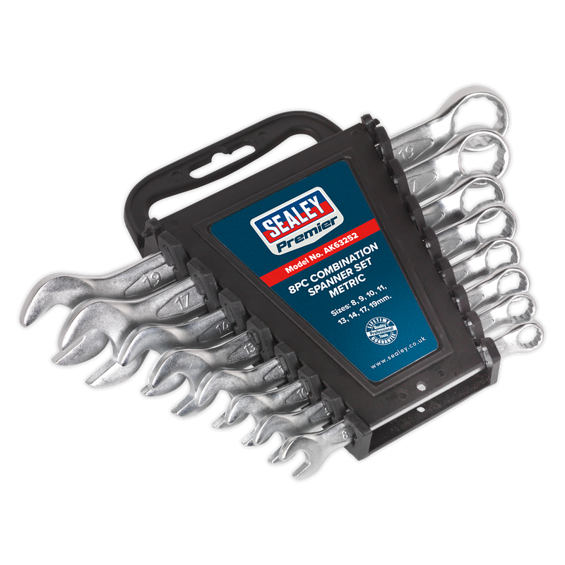 Sealey AK63252 8pc Combination Spanner Set