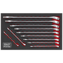 Sealey AK63254 11pc Combination Spanner Set - Imperial