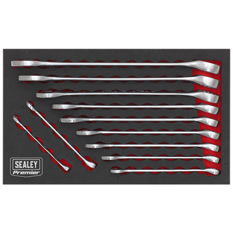Sealey AK63254 11pc Combination Spanner Set - Imperial
