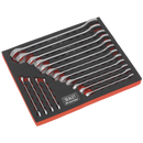 Sealey AK63255 16pc Combination Spanner Set