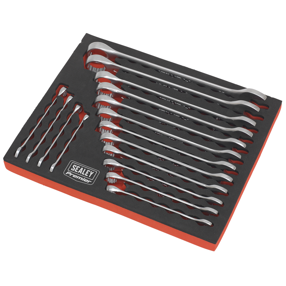 Sealey AK63255 16pc Combination Spanner Set