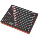 Sealey AK63255 16pc Combination Spanner Set