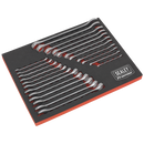 Sealey AK63256 23pc Combination Spanner Set - Metric/Imperial