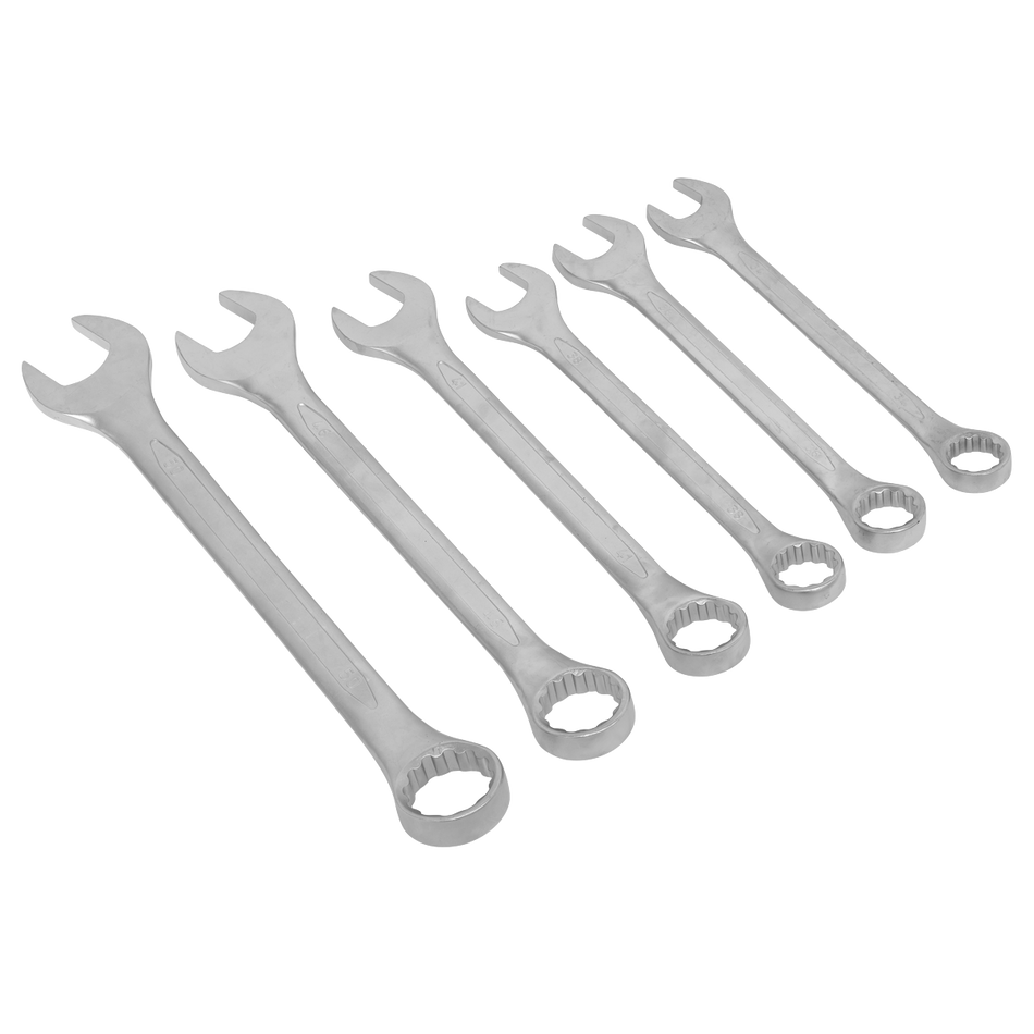 Sealey AK63259 6pc Super Jumbo Combination Spanner Set