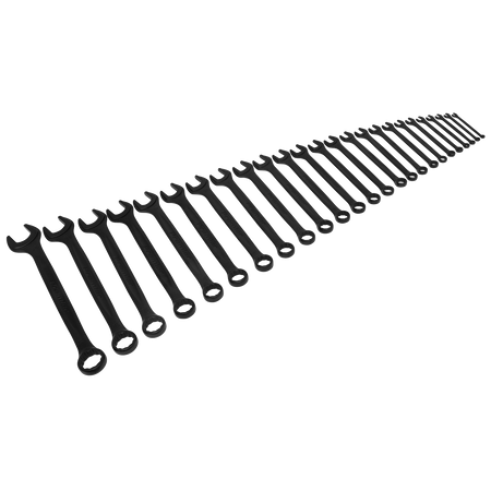 Sealey AK63264B 25pc Combination Spanner Set - Black Series