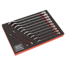 Sealey AK63265 Combination Spanner Set 12pc - Metric