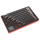 Sealey AK63266 Combination Spanner Set 11pc Imperial