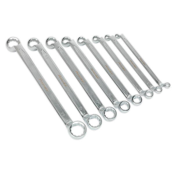 Sealey AK6327 8pc Offset Double End Ring Spanner Set