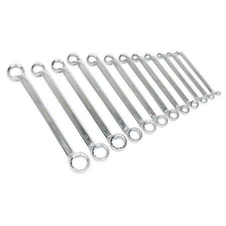 Sealey AK6328 12pc Offset Double End Ring Spanner Set