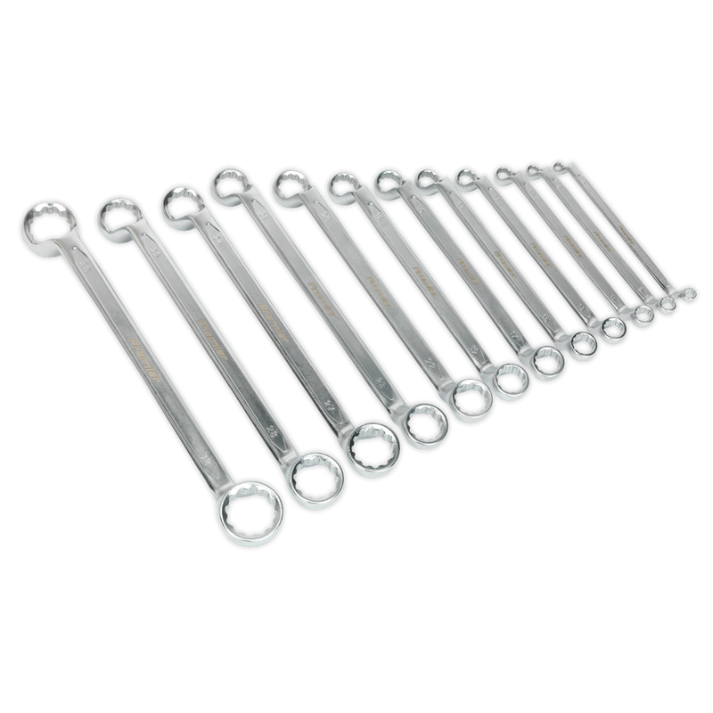 Sealey AK6328 12pc Offset Double End Ring Spanner Set