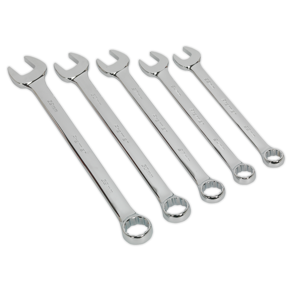 Sealey AK6329 5pc Jumbo Combination Spanner Set