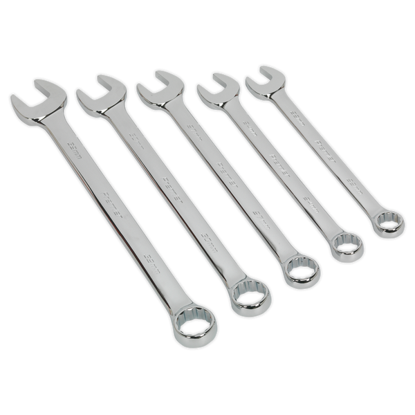 Sealey AK6329 5pc Jumbo Combination Spanner Set