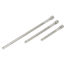 Sealey AK6330 3pc 1/4"Sq Drive Extension Bar Set