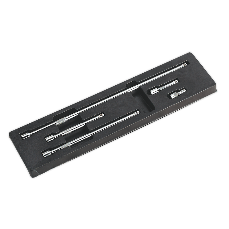 Sealey AK6331 5pc 1/4"Sq Drive Extension Bar Set