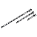 Sealey AK6340 3pc 3/8"Sq Drive Extension Bar Set