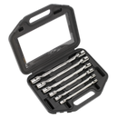 Sealey AK635 6pc Double Flexi-Head Socket Spanner Set