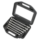 Sealey AK635 6pc Double Flexi-Head Socket Spanner Set
