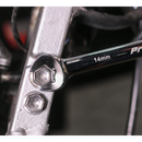 Sealey AK63914 10pc Extra-Long Combination Ratchet Spanner Set