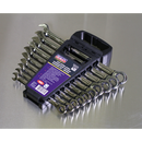 Sealey AK63914 10pc Extra-Long Combination Ratchet Spanner Set