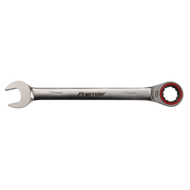 Sealey AK63940 12pc Combination Ratchet Spanner Set - Platinum Series