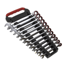 Sealey AK63940 12pc Combination Ratchet Spanner Set - Platinum Series