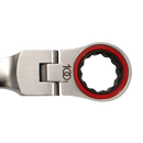 Sealey AK63942 12pc Flexi-Head Ratchet Combination Spanner Set - Platinum Series