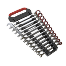 Sealey AK63944 12pc Reversible Combination Ratchet Spanner Set - Platinum Series