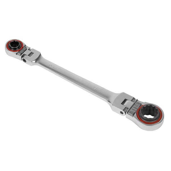 Sealey AK63947 4-in-1 Reversible Flexi-Head Ratchet Ring Spanner - Platinum Series