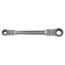 Sealey AK63947 4-in-1 Reversible Flexi-Head Ratchet Ring Spanner - Platinum Series