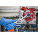 Sealey AK63949 Combination Ratchet Spanner Set 12pc Metric - Platinum Series