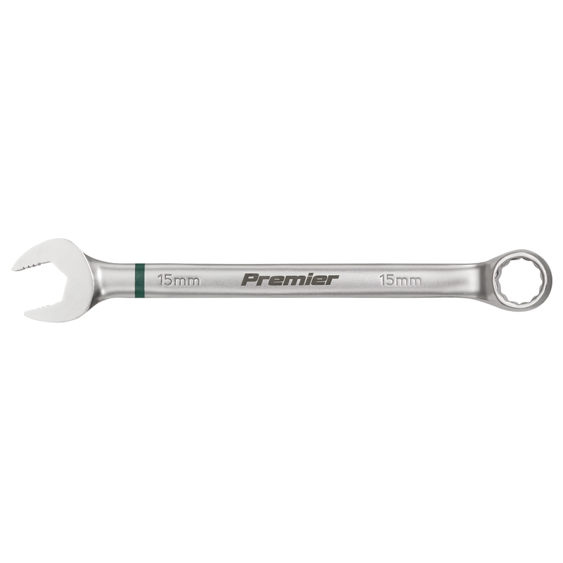 Sealey AK63950 Combination Spanner Set Anti-Slip 12pc Metric - Platinum Series