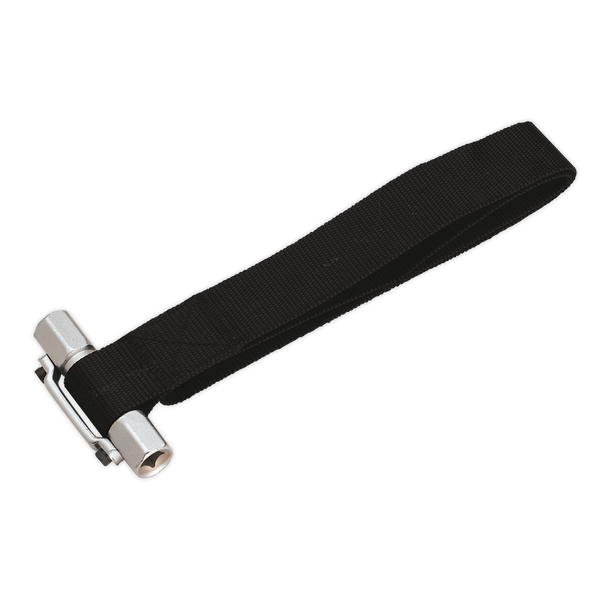 Sealey AK6403 3/8" & 1/2"Sq Drive Oil Filter Strap Wrench 300mm Capacity