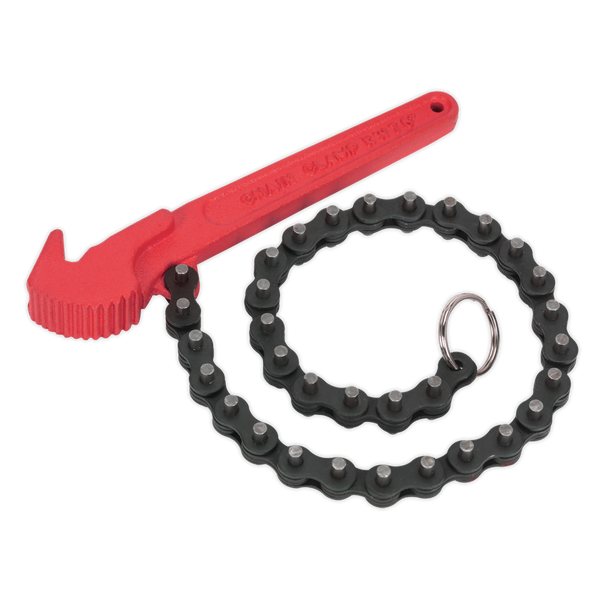 Sealey AK6410 Oil Filter Chain Wrench 60-106mm Capacity
